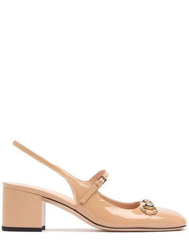 Mm Horsebit Leather Pumps - GUCCI - Modalova