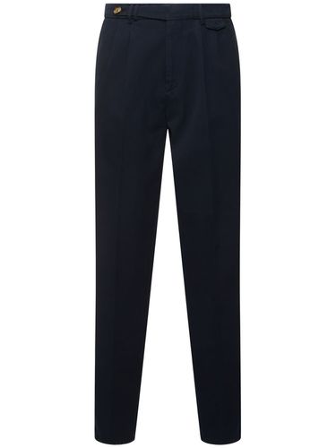 Pantaloni In Gabardina Di Cotone - BRUNELLO CUCINELLI - Modalova