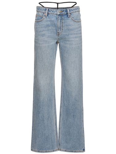 Mid Rise Relaxed Cotton Denim Jeans - ALEXANDER WANG - Modalova