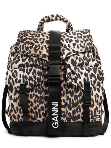 Recycled Tech Backpack - GANNI - Modalova