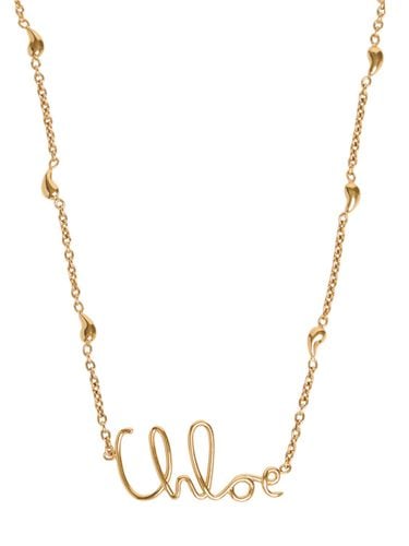 C Chloé Logo Necklace - CHLOÉ - Modalova