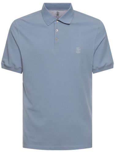 Brunello Cucinelli Logo Piquet Polo - BRUNELLO CUCINELLI - Modalova