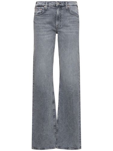 The Bookie Heel Mid Rise Straight Jeans - MOTHER - Modalova