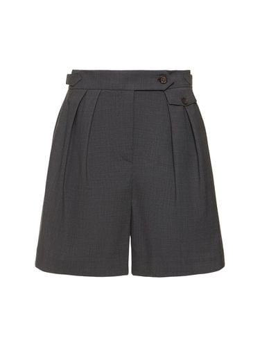 Tropical Wool Blend Bermuda Shorts - BRUNELLO CUCINELLI - Modalova