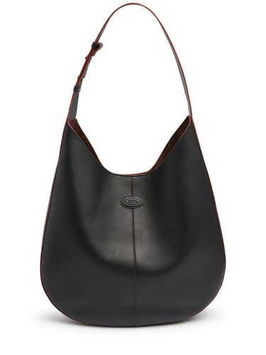 Bolso Mediano Di Hobo De Piel - TOD'S - Modalova