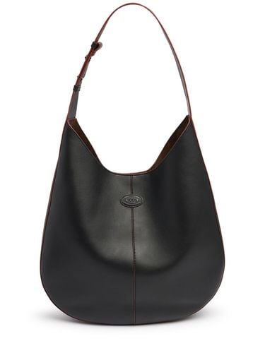 Borsa Medium Di Hobo In Pelle - TOD'S - Modalova