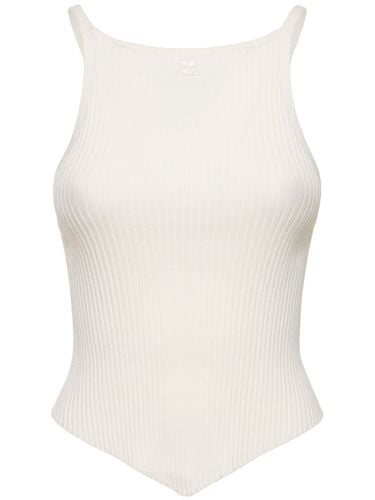 Top Aus Viskosestrick „signature“ - COURREGES - Modalova