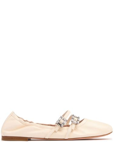 Mm Mini Strap Leather Ballerina Flats - ROGER VIVIER - Modalova