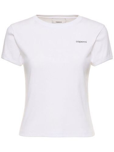 Logo Slim Cotton Jersey T-shirt - COPERNI - Modalova