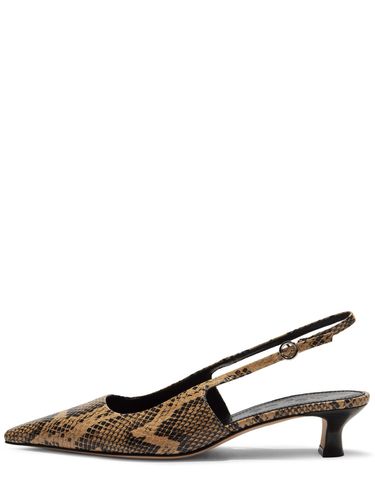 Mm Catrina Snake Print Slingbacks - AEYDE - Modalova