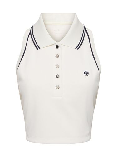 Tank Top Polo De Piqué - TORY SPORT - Modalova