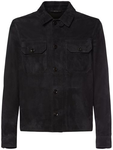 Lightweight Suede Outershirt Jacket - TOM FORD - Modalova