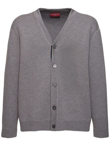 Wool Cardigan - GUCCI - Modalova