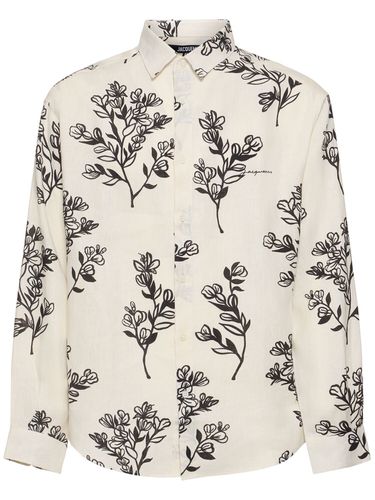 La Chemise Simon Printed Linen Shirt - JACQUEMUS - Modalova