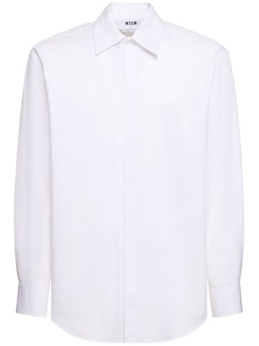 Cotton Shirt - MSGM - Modalova