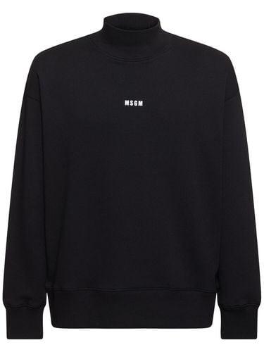 Sweatshirt Mit Mikro-logo - MSGM - Modalova