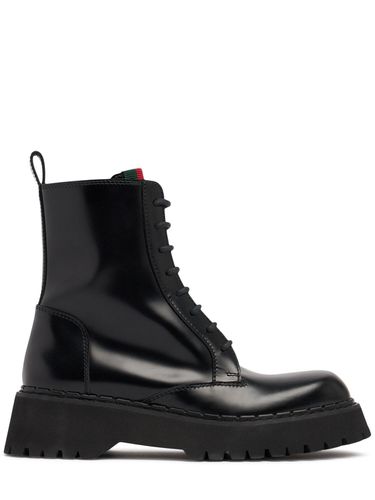 Thea Leather Boots - GUCCI - Modalova