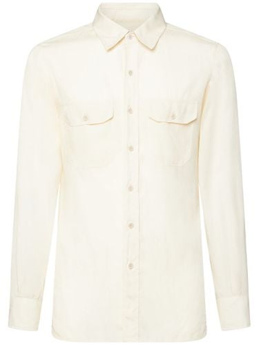 Camisa De Sarga - TOM FORD - Modalova