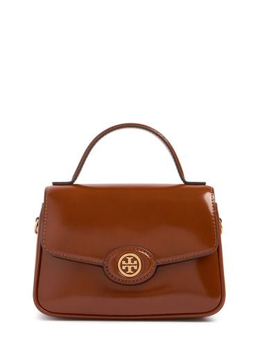 Small Robinson Leather Top Handle Bag - TORY BURCH - Modalova