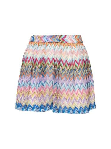 Lurex Zigzag Shorts - MISSONI - Modalova