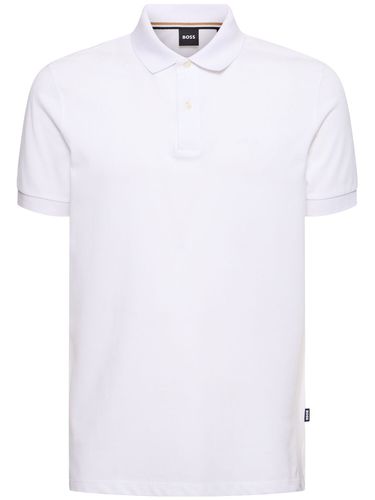 Pallas Cotton Piquet Polo - BOSS - Modalova