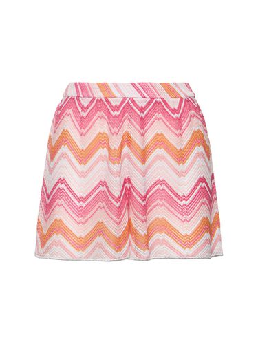 Chevron Lurex Waves Elastic Shorts - MISSONI - Modalova