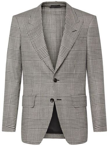 Graphic Pow Shelton Wool Blend Jacket - TOM FORD - Modalova