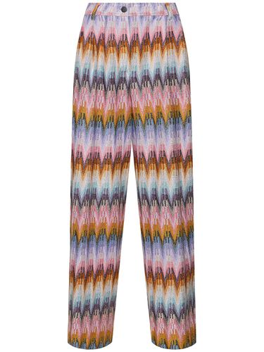 Pantalones Anchos De Lamé - MISSONI - Modalova