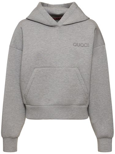 Stretch Viscose Hoodie - GUCCI - Modalova