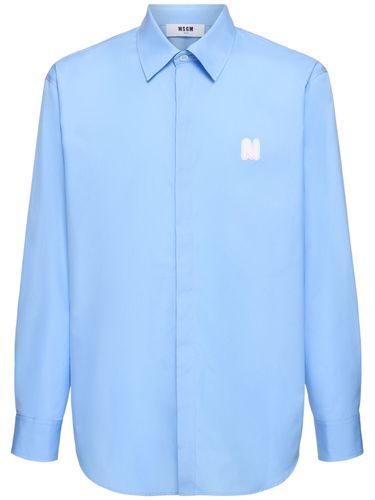 Cotton Shirt - MSGM - Modalova