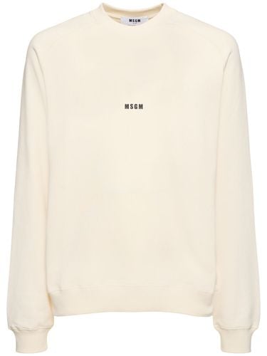 Msgm Logo Sweatshirt - MSGM - Modalova