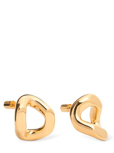 Large Hoop Stud Earrings - JIL SANDER - Modalova