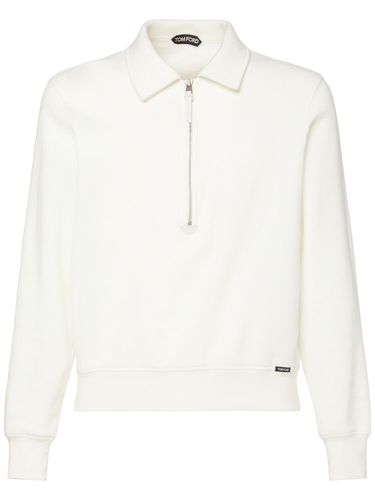 Cotton & Cashmere Rugby Polo - TOM FORD - Modalova