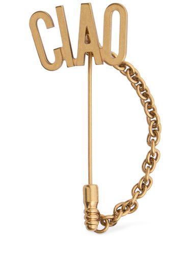 Broche Pequeño Ciao - MOSCHINO - Modalova