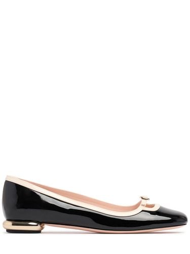 Mm Mini Choc Leather Ballerina Flats - ROGER VIVIER - Modalova