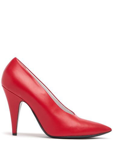 Mm Leather Pumps - MOSCHINO - Modalova