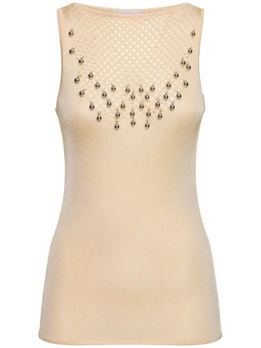 Top In Maglia Con Decorazioni - RABANNE - Modalova