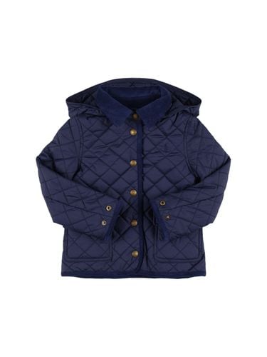 Chaqueta De Nylon Pespunteada Con Capucha - POLO RALPH LAUREN - Modalova