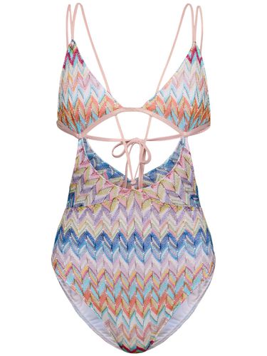 Lycra Lurex Cut Out One Piece Swimsuit - MISSONI - Modalova