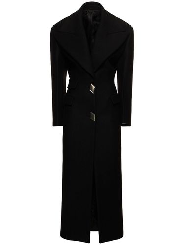 Buttoned Long Coat - THE ATTICO - Modalova