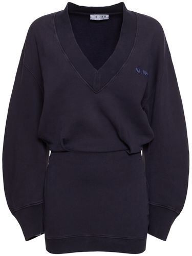 Long Sleeve Mini Sweatshirt Dress - THE ATTICO - Modalova