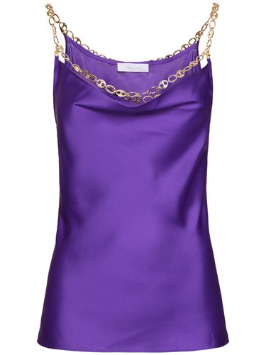 Satin Top W/chain - RABANNE - Modalova