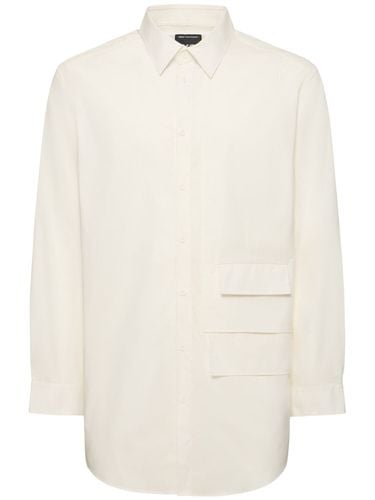 Cotton Blend Shirt W/pockets - Y-3 - Modalova