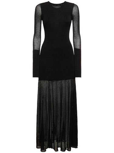 Anita Sheer Mesh Knit Long Dress - PROENZA SCHOULER - Modalova