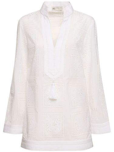 Eyelet Tory Tunic - TORY BURCH - Modalova