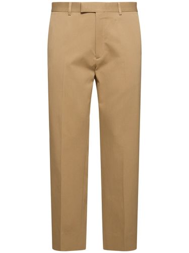 Cotton Gabardine Pants - GUCCI - Modalova