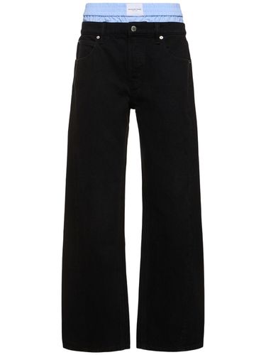 Balloon High Rise Jeans W/boxers - ALEXANDER WANG - Modalova