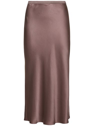 Bar Silk Satin Midi Skirt - ANINE BING - Modalova