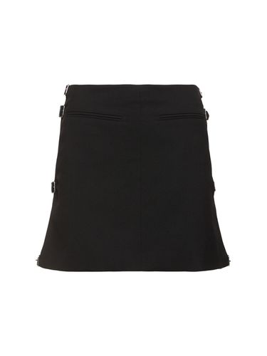 Cut-out Wool Mini Skirt - COURREGES - Modalova