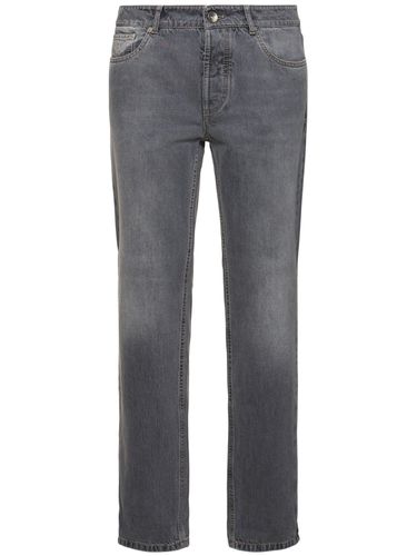 Pocket Cotton Denim Jeans - BRUNELLO CUCINELLI - Modalova